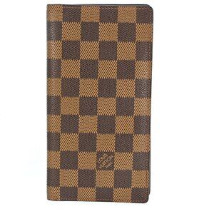 Authentic Louis Vuitton Damier Bill case Long Wallet bsj201-112925